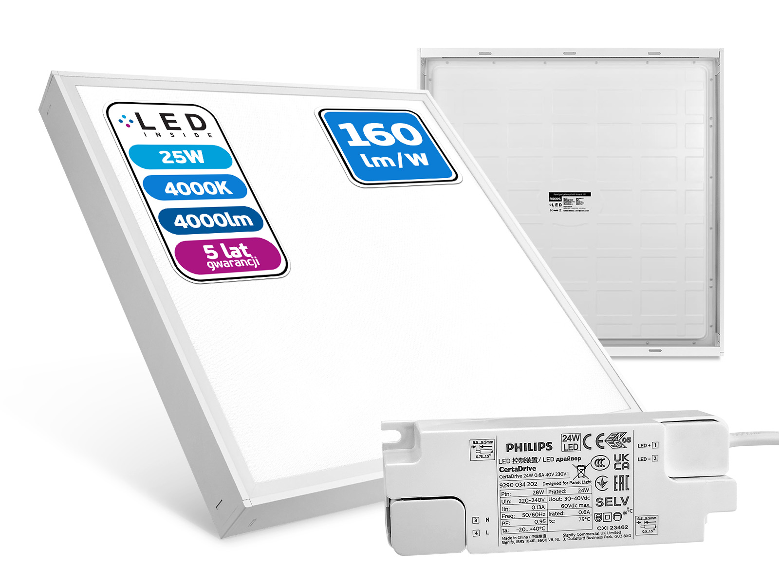 Panel Natynkowy LED 60x60